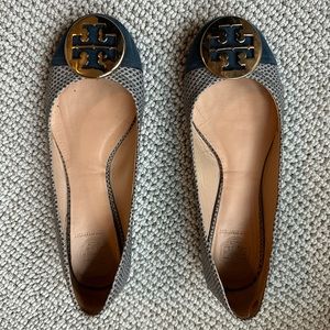 Tory Burch Navy Flats
